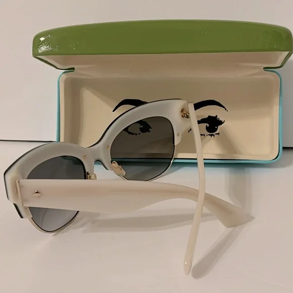 Kate Spade Nikki/S 0RRK Sunglasses Black White - Picture 3 of 8